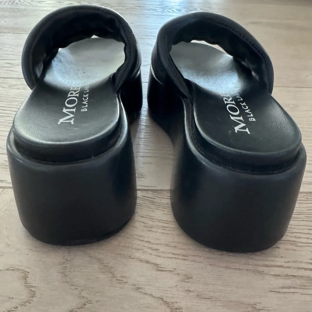 Marco Moreo Milano “Stephanie” Black Sandal size 35